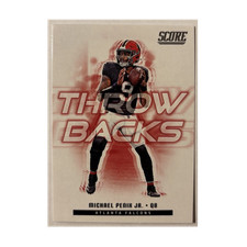 2025 Panini Score Throwbacks Insert Michael Penix Jr. #13 Atlanta Falcons NFL