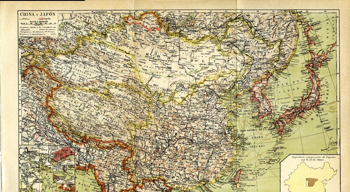 古色古香的亚洲地图及地图册中国1920-1929 日期范围| eBay