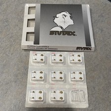 Studex Sterilized Ear Piercing Stud 4MM Regular Gold Plated 11 Pairs R200Y