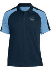 Ebonite Bowling 70's Logo Tournament Polo Navy