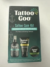 Tattoo Goo 3 Pc Tattoo Care Kit Antimicrobial Soap - Care Lotion -Balm Gift Idea