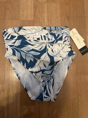 Profile by Gottex Malaya Shirred High Waist Bikini Bottom   Women s Size 8 