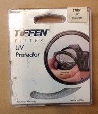 Tiffen 77mm UV Protector Glass Filter.