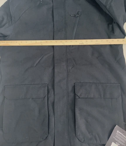 686 Men's Etex snowboard Jacket  size large color black wash out. image 8