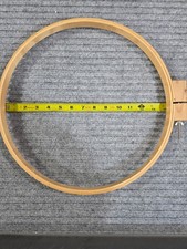 14 X 3/4 ROUND WOODEN EMBROIDERY HOOP CLEAN EXCELLENT CONDITION NO SPLINTERS