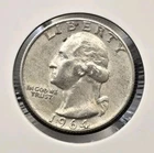 1964-D 90% Silver Washington Quarter US Mint Denver