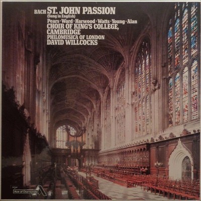 Johann Sebastian Bac - St. Jon Passion - Used Vinyl Record - G12170z