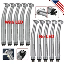 Dental LED E-generator Fiber Optic / High Speed Handpiece 4 Water spray 4Hole US
