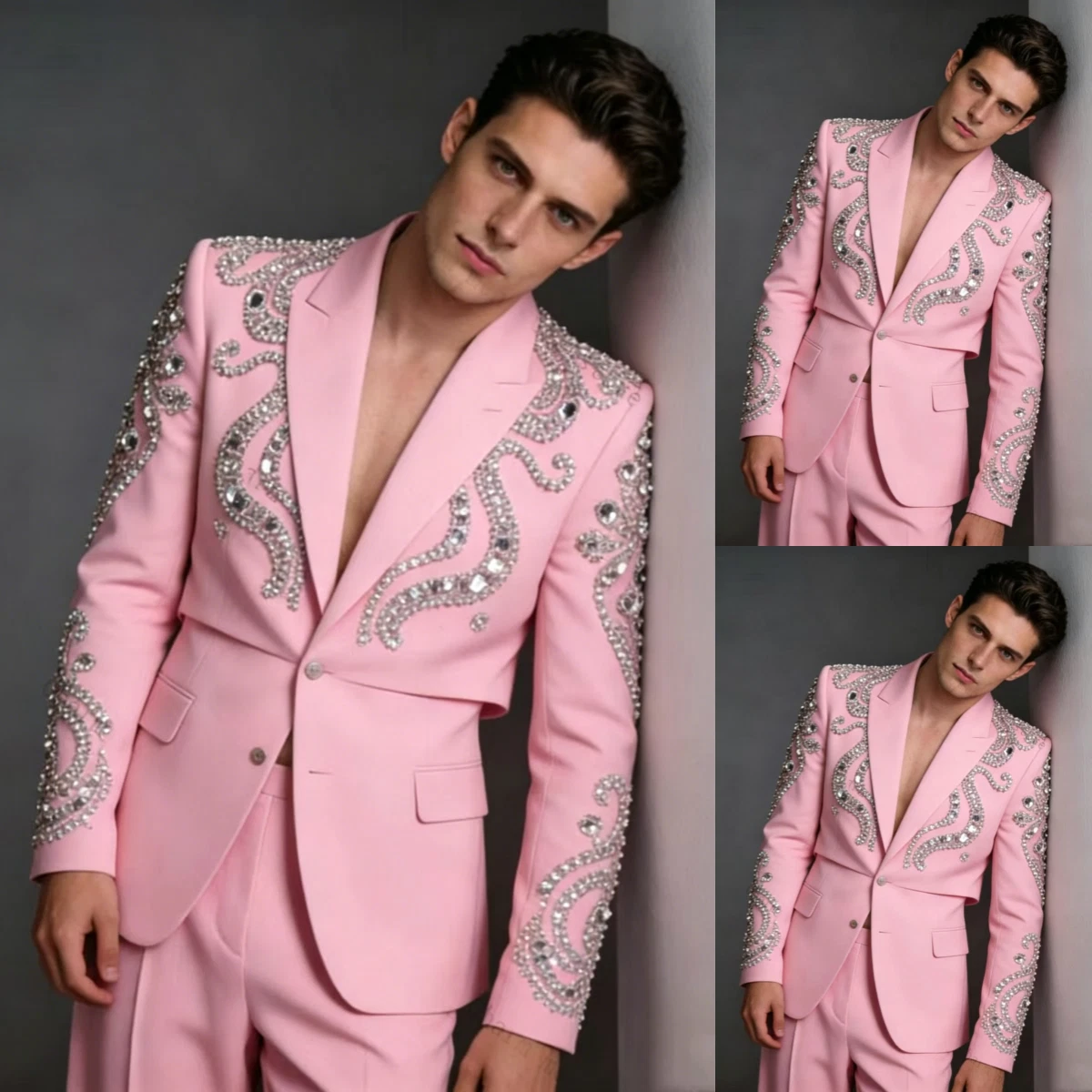 Pink Suits for Men for sale | eBay