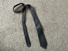Bespoke New York Men  s Tie Dark Gray w/ Light Gray Diamond Pattern 59  