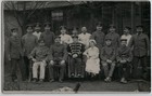 WW1 German Leib-Husaren Totenkopf Hussar Cavalry Wounded Soldiers Postcard Photo — photo 2