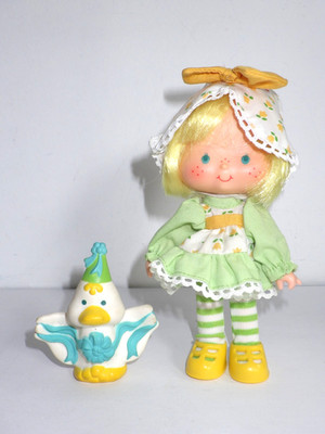 Vintage Strawberry Shortcake Figur Kenner Party Pleaser Mint Tulip (C753)