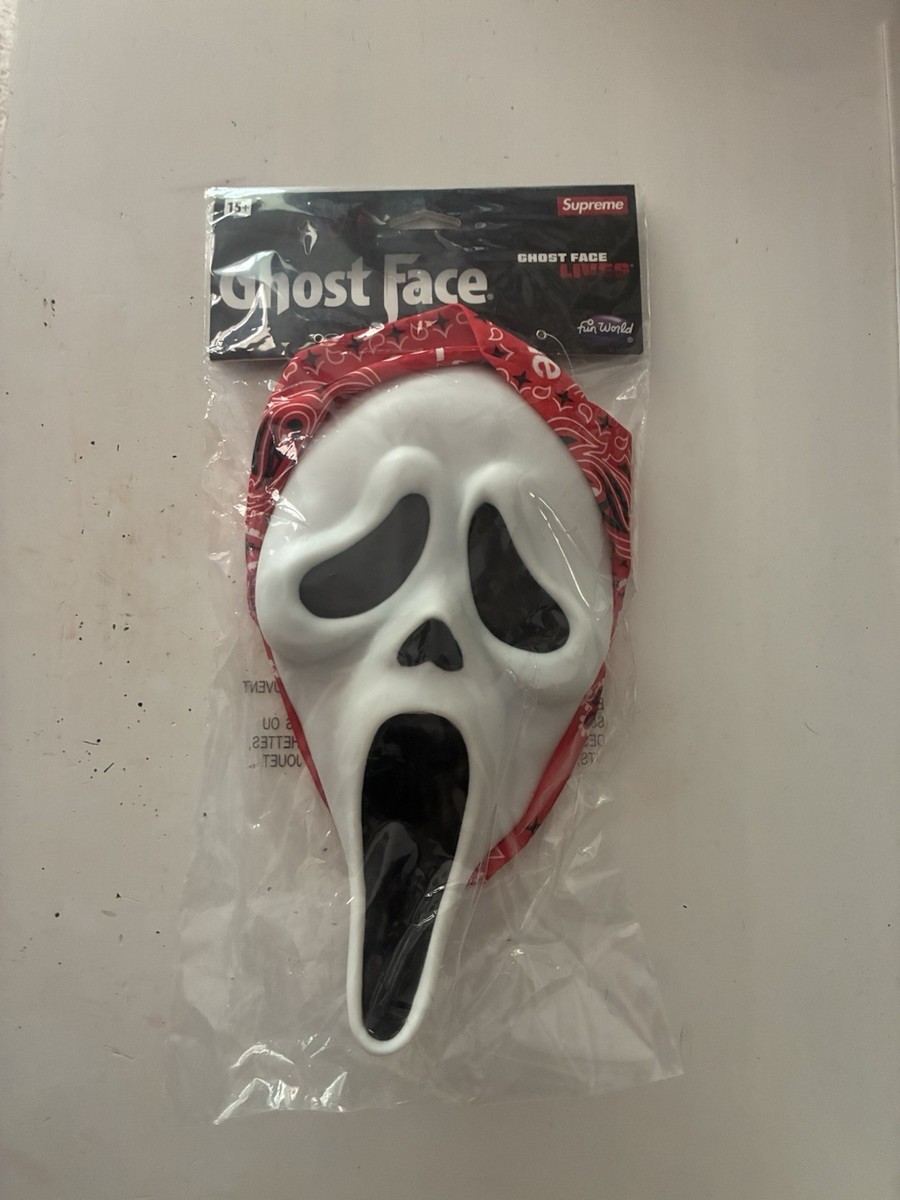 Supreme Ghostface Full Mask Red One Size Adult Unisex | eBay