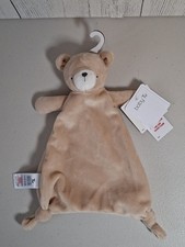Sainsburys TU Brown Teddy Bear Baby Comforter Soft Toy Soother New With Tags