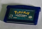Pokémon Sapphire GBA Authentic Cartidge Only Untested As Is