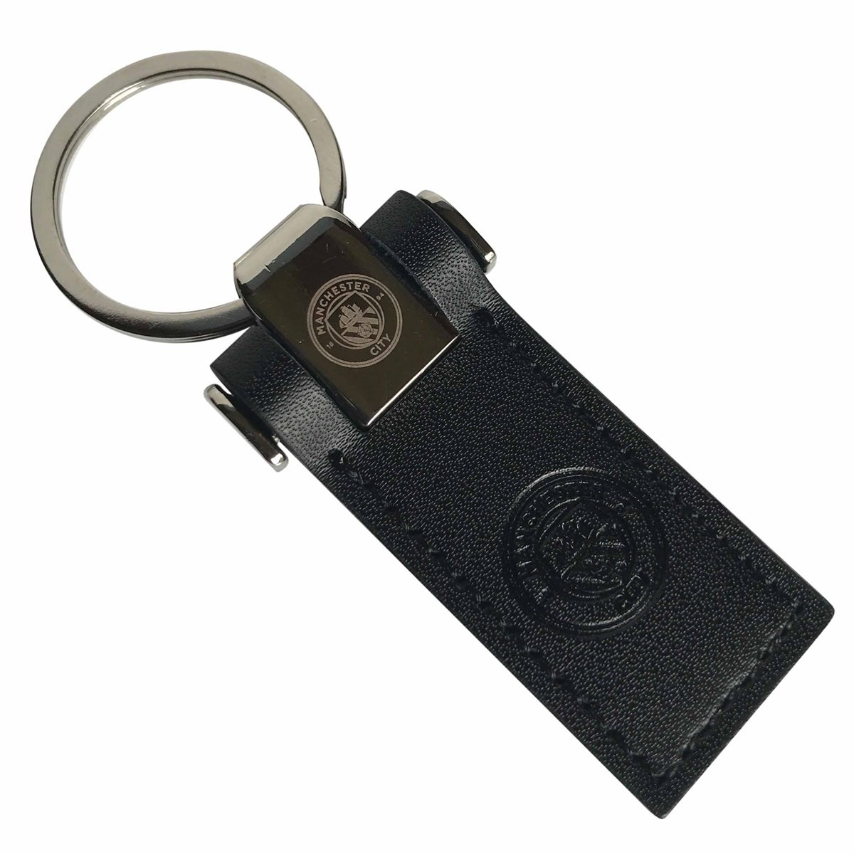 Manchester City FC Leather Keyring, Keyrings, Sports, Gift
