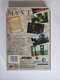 Myst Sega Saturn Complete CIB, Game, Manual & Original Case Tested *Please Read*