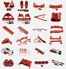 Aluminum Alloy Metal Upgrade DIY Parts Red Fit for 1/10 HPI Venture FJ RC Car