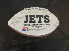 Bart Scott Shaun Green Jim Leonard Kerry Rhodes Signed NY Jets Football