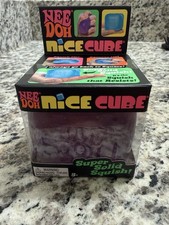 NeeDoh - Nice Cube - Purple - Super Solid Squish - Sensory Squishy - Schylling