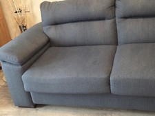 Dfs Nissi Large Two Seater Sofa Bed..vgc..4ft Wide Memory Foam Mattress .blue