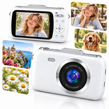 Compact 4K Camera for Photography with 64MP, Autofocus and 18X Digital Zoom New