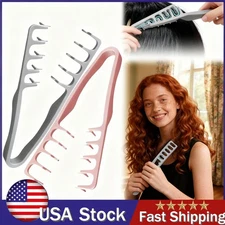 USA Wide Tooth Hair Comb Wide Tooth Comb For Curly Hair Roots Volumizing 