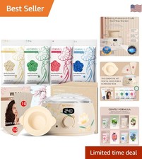 Waxing Kit for Women  Men, Wax Warmer for Hair Removal, Digital Wax Kit with...