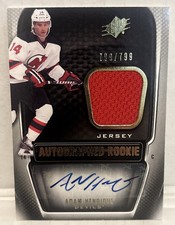 Adam Henrique 799/799 Rookie Patch Auto 2011-12 SPX Hockey NHL Card . rookie card picture