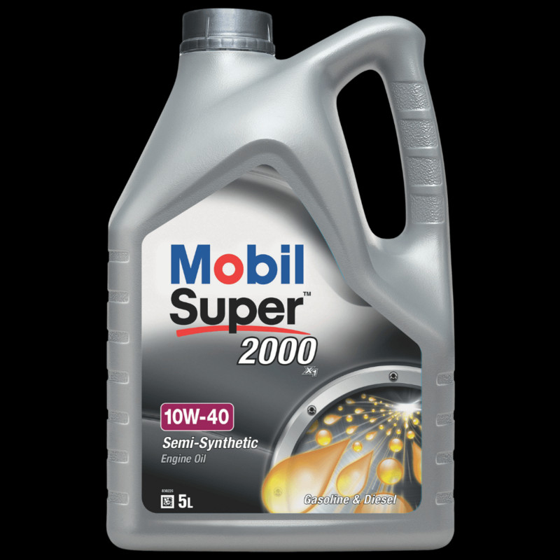 Super 2000 X1 10W-40 Engine Oil Semi Synthetic 5L Mobil