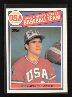 1985 Topps #394 Bob Caffrey Collector's Edition (Tiffany) Rookie