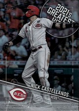 2022 Topps Nick Castellanos #21GH-3 2021's Greatest Hits Cincinnati Reds 30Q