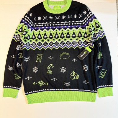 RARE Limited Edition NVIDIA Holiday 'Tipsy Elves' Sweater Christmas PC Gamer L