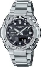 Casio G-SHOCK GST-B600D-1AJF Men's Silver G-STEEL Bluetooth-Equipped Solar