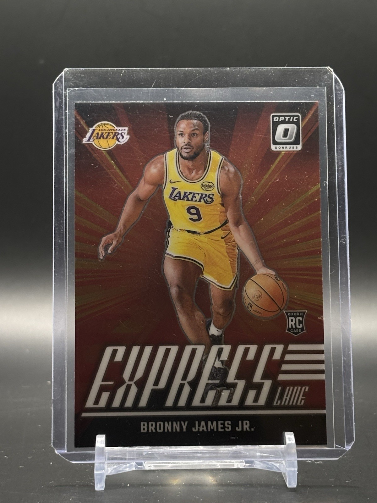 2024-25 Panini Donruss Optic Express Lane Bronny James RC Rookie Card #4