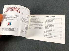 Captain Skyhawk ( Nintendo NES ) Manual Only - Very Good - SAFE SHIP!