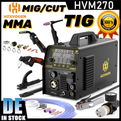 6in1 MIG/CUT/TIG/MMA Schweißgerät Gas/Gaslos 250A Schweißgerät Plasmaschneider