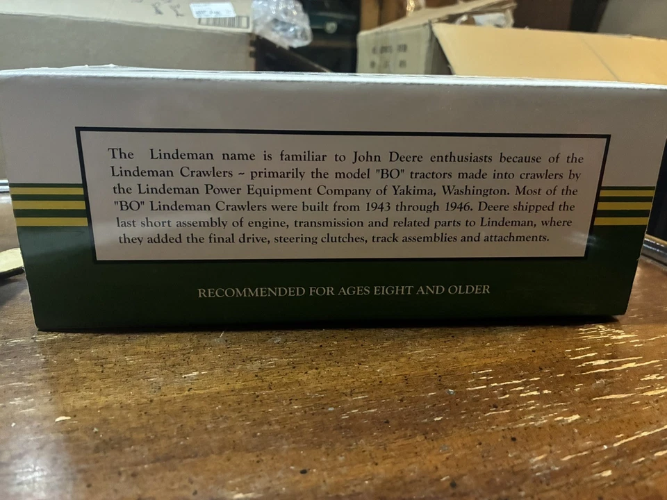 1/16 SpecCast John Deere Lindeman Crawler with Cultivator NIB - Image 4 of 4
