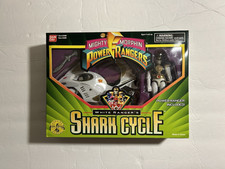 Rare Bandai Mighty Morphin Power Rangers White Ranger's Shark Cycle Sealed