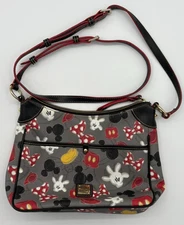 Dooney & Bourke 1975 Crossbody Purse w/Mickey Mania Body Parts.
