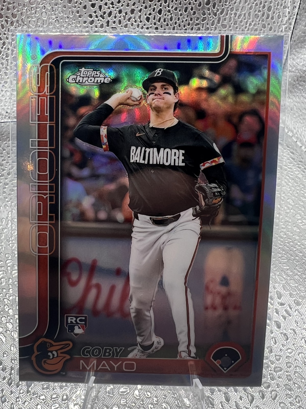 2025 Topps Chrome - Coby Mayo #120 Refractor (RC)