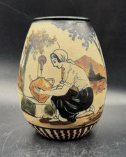 CIBOURE Vase céramique Grès Basque Art Déco VE Etienne Vilotte Signé GARCIA