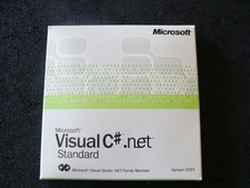 New 5 Discs by Microsoft Visual C .Net Standard. Prod. Key TG672-XTWF8-QC24B-29
