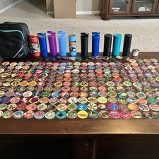 MASSIVE Lot of Vintage 90 s 700+ Pogs Milk Ca...