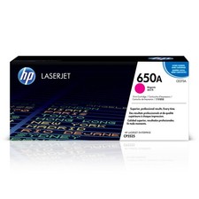 HP 650A Magenta Toner Cartridge  Works Color Laserjet Enterprise CP5525 Series