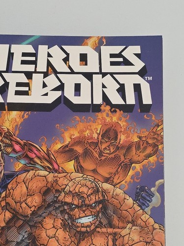 Heroes Reborn TPB First Printing 1996 Marvel Comics Signed Brett Booth - Picture 3 of 6