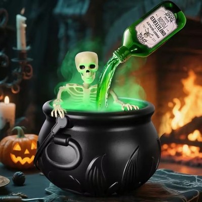 Halloween Witch Bowl Decoration   Floating Bottle Diffuser for Spooky Parties