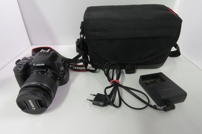 Canon EOS 250D 21.4 MP Digitalkamera - Schwarz mit EF-S 18-55mm IS STM + Tasche