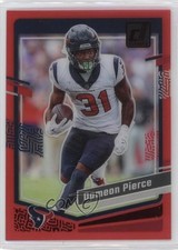 2023 Panini Clearly Donruss Red /49 Dameon Pierce #21 1m6t