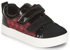 Image of Clarks City Hero Lo Black Suede Boys Canvas Size UK 1G